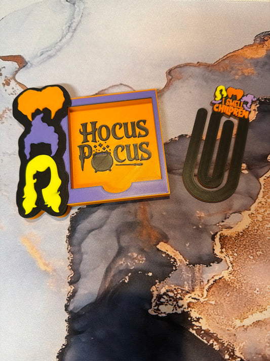 Sticky Note Holder + Oversized Paper Clip